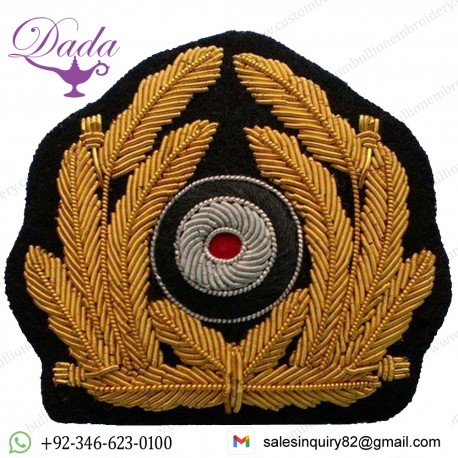 WWII GERMAN KRIEGSMARINE VISOR CAP BADGE