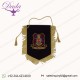 ROYAL HORSE ARTILLERY 7 PARACHUTE REGTIMENT PENNANT WITH BULLION WIRE EMBROIDERED BADGE (BB)