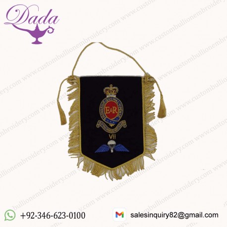 ROYAL HORSE ARTILLERY 7 PARACHUTE REGTIMENT WITH BULLION WIRE EMBROIDERED BADGE (PW)
