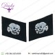 Ss Totenkopf Em Collar Tabs Set ‘pumpkin Head Pattern’