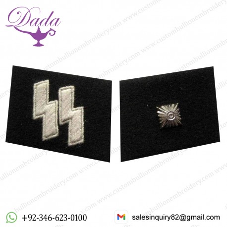 Ss-unterscharfuhrer Collar Tabs
