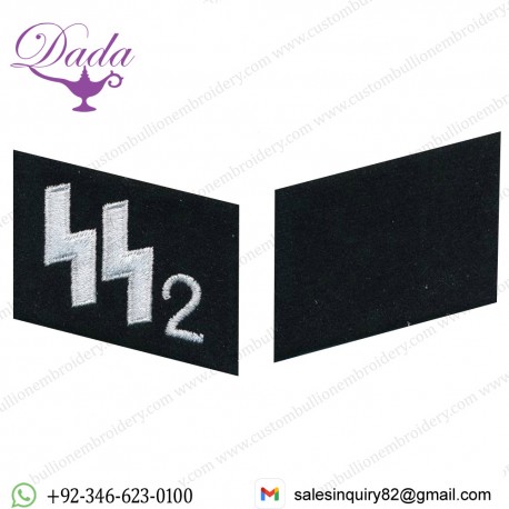 Ss-vt Runes Em Collar Tabs Set Germania
