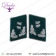 German Revierförster Rank Collar Tabs