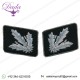SS Brigadefuhrer collar tabs set hand embroidered