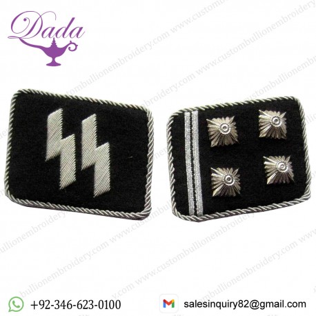 Ss Obersturmbannfuhrer Collar Tabs