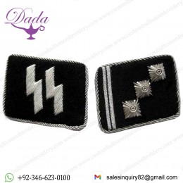 Ss Obersturmfuhrer Collar Tabs