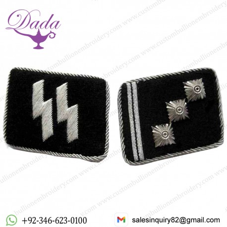 Ss Obersturmfuhrer Collar Tabs