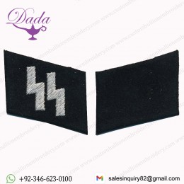 Ss Runes Officers Collar Tabs Set, Type 2