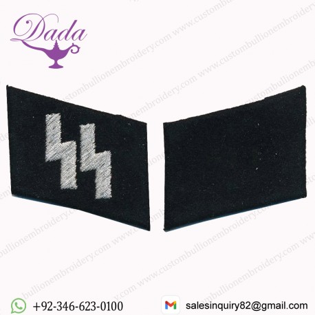 Ss Runes Officers Collar Tabs Set, Type 2