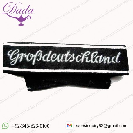 Grossdeutschland officers cuff title