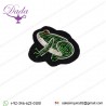 Cannetille Embroidery Frog Brooch