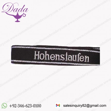 Hohenstaufen officers cuff title
