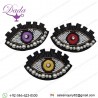 Custom Embroidery Custom Mouth And Eye Embroidery Patch For Garment Patches For Clothing