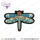 Dragon fly Patch Brooch Pin Badge