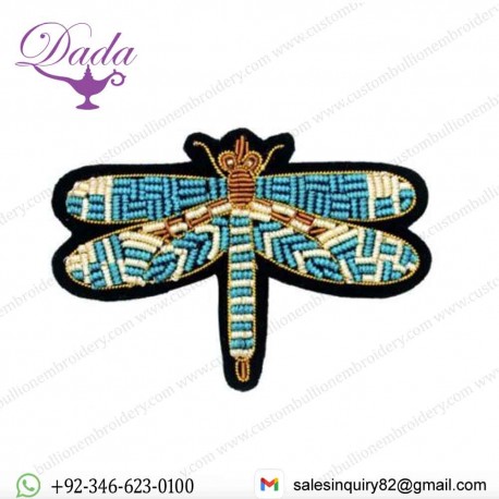 Dragon fly Patch Brooch Pin Badge