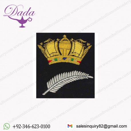 Royal New Zealand Navy Blazer Badge, Wire