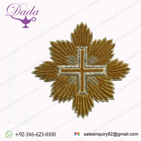 Greek Liturgic Crosses Handmade Bullion Wire