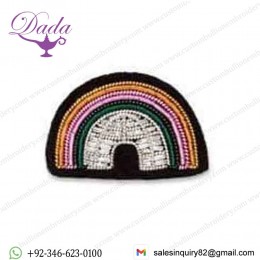 Igloo Hand Embroidered Brooch