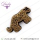 Jaguar Cat Bullion Wire Brooches