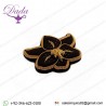 Lily Flower Black Garnet Brooch