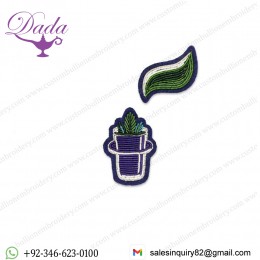 Mint Fragrance Bullion Wire Brooches