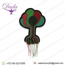 Tree Of Life Hand Embroidered Brooch