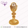 New Emblem Chalice Applique For Catholic Vestment On Gold Cloth