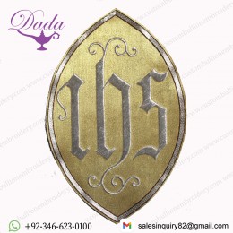 New Handmade Catholic Church Emblem, JHS