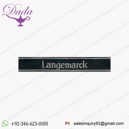 SS Langemark cuff title