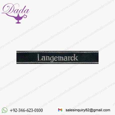 SS Langemark cuff title