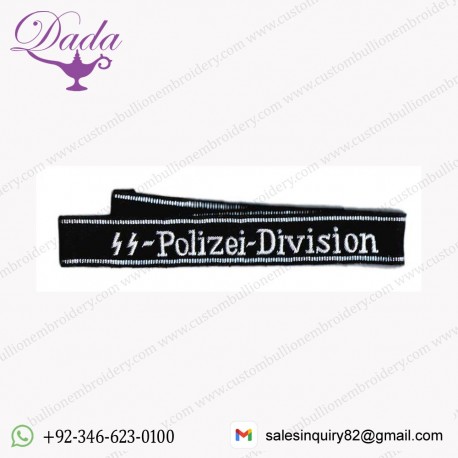 SS- Polizei-division cuff title