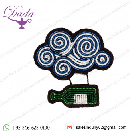 Bullion Wired Brooch Drunk