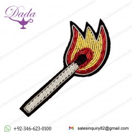 Bullion Wired Brooch Match