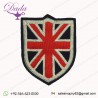 UK Badge Handmade sewn on navy felt