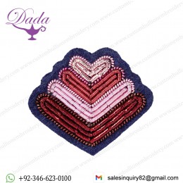 Family Hand Embroidered Brooch