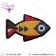 Fish Hand Embroidered Brooch