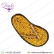 Flip Flop Hand Embroidered Brooch