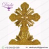 Orthodox Crosses 1 Pcs Completely Handmade with Bullion Wire sewn on