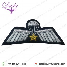 Blazer hand embroidery wing, RAF military wing badge