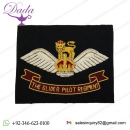 Glider Pilot Regiment Blazer Badge, GV1R, Black