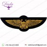 Navy NFO Wings of Gold, Handmade Metal Thread Bullion Wire, Naval Flight Officer, Marine