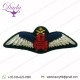 PAKISTAN ARMY AVIATION PILOT BULLION WIRES WING
