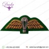 Parachute & Wings Gold On Intelligence Corps Green, Mess Dress Badge