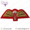 Parachute & Wings Gold On Red, Mess Dress Badge