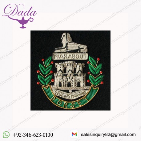Dorset Regiment Blazer Badge, Wire