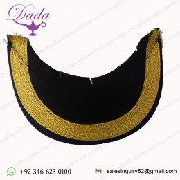 British Made Senior Officer Gold Braided Felt Dress Cap Peak