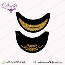 Bullion Military Cap peak