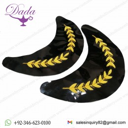 Deputy Chief 1 Row Oak Leaf Peak vior hand embroidery gold bullion