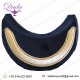 Embroidered Cap peaks Mylar Gold