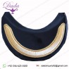Embroidered Cap peaks Mylar Gold
